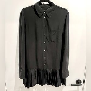 Equipment Long Blouse with Ruffle